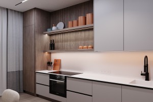 3 комн кв в стиле минимализм 2022 год, город Астана