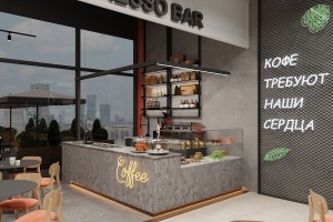 Кафе Veloce в NCITY, 2024 год, город Астана
