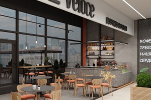 Кафе Veloce в NCITY, 2024 год, город Астана