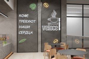 Кафе Veloce в NCITY, 2024 год, город Астана