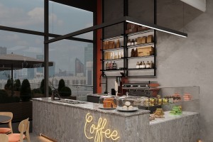 Кафе Veloce в NCITY, 2024 год, город Астана