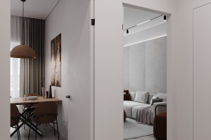1 комн кв в стиле минимализм 2023 год, город Астана