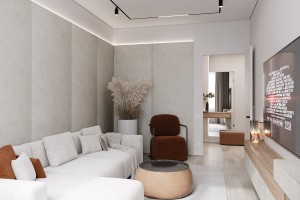 1 комн кв в стиле минимализм 2023 год, город Астана